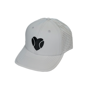 I ❤️ Beach Tennis AquaSnapBack in Gray
