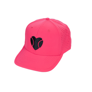 I ❤️ Beach Tennis AquaSnapBack in Hot Pink