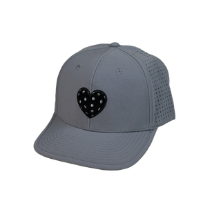 I ❤️ Pickleball AquaSnapBack in Gray