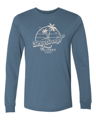 Men's Certified Organic California Beachy Vibes Long Sleeve