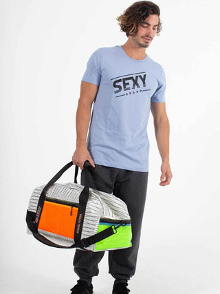 sexy brand white multi weekend bag