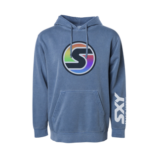 'S' Logo Pigment Dyed Hoodie