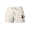 Shorts cómodos de polar lavado con logo 'S'
