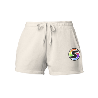 'S' Logo Wave Washed Fleece Lounge Short