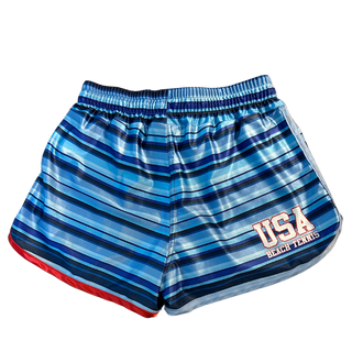 Women's Team USA Striped Shorts