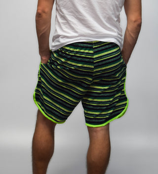 Men's Terry-Cloth Shorts in Green