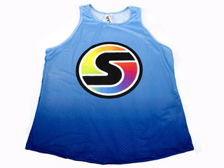 Men's Competition Tank in Blue/Light Blue Ombré