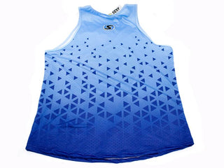 Men's Competition Tank in Blue/Light Blue Ombré