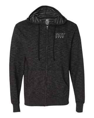 Men's South Of The Border Zip-Up Hoodie in Baja Black