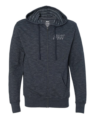 Men's South Of The Border Zip-Up Hoodie in Heather Gray