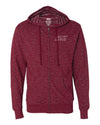 Men's South Of The Border Zip-Up Hoodie in Rojo Cardenal
