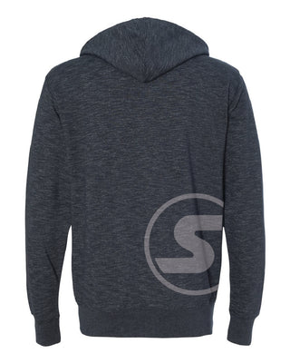 Men's South Of The Border Zip-Up Hoodie in Heather Gray