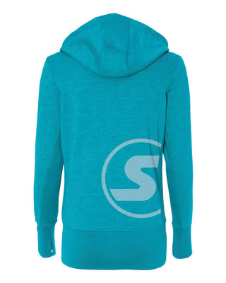 Women's South Of The Border Zip-Up Hoodie in Azul