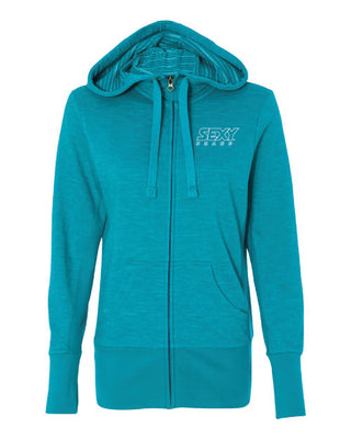 Women's South Of The Border Zip-Up Hoodie in Azul