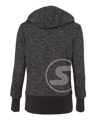 Women's South Of The Border Zip-Up Hoodie in Baja Black