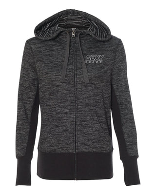 Women's South Of The Border Zip-Up Hoodie in Baja Black