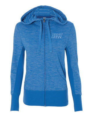 Women's South Of The Border Zip-Up Hoodie in Oceana