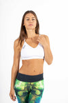Gym-to-Swim Racerback Sport Top in White