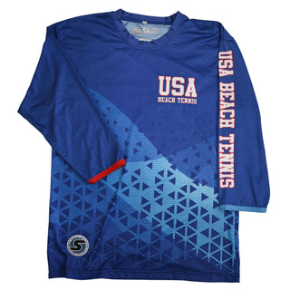 Team USA Beach Tennis Jersey in 3/4 Sleeve