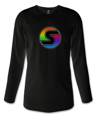 Women's Rainbow "S" Logo Long Sleeve Tee