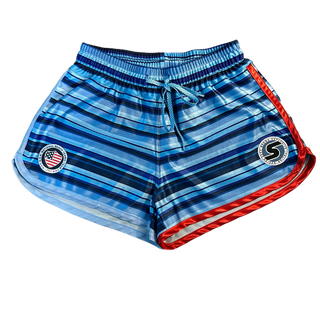 Women's Team USA Striped Shorts