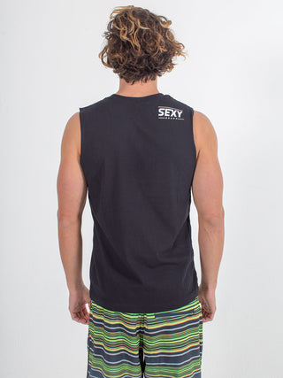 sexy brand mens sexy definition tank black back detail