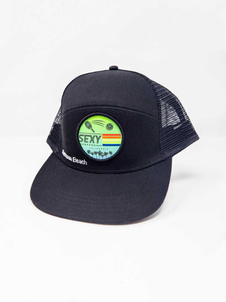 Cali 3 Stripe 7 Panel Hat