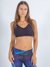 sexy brand womens sports swim top black